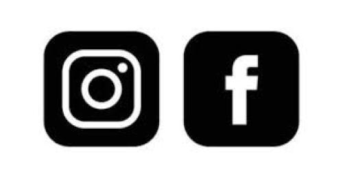 Logo van instagram en facebook